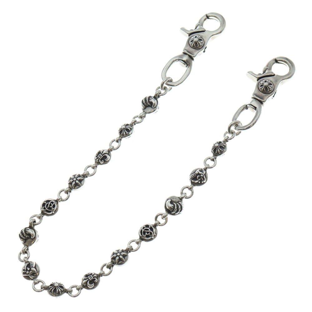 2BALL SHORT-S/2クリップショート#2マルチボール ウォレットチェーン シルバー Bランク