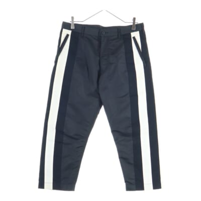 11SS ラインデザイン ナイロンクロプッドパンツ PG-P015 ブラック Bランク