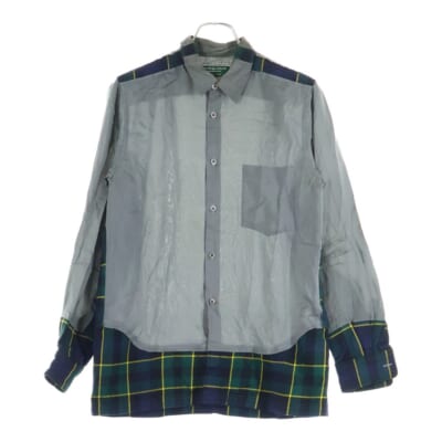 コムデギャルソン ボーダー クルーネック 長袖Tシャツ カットソー