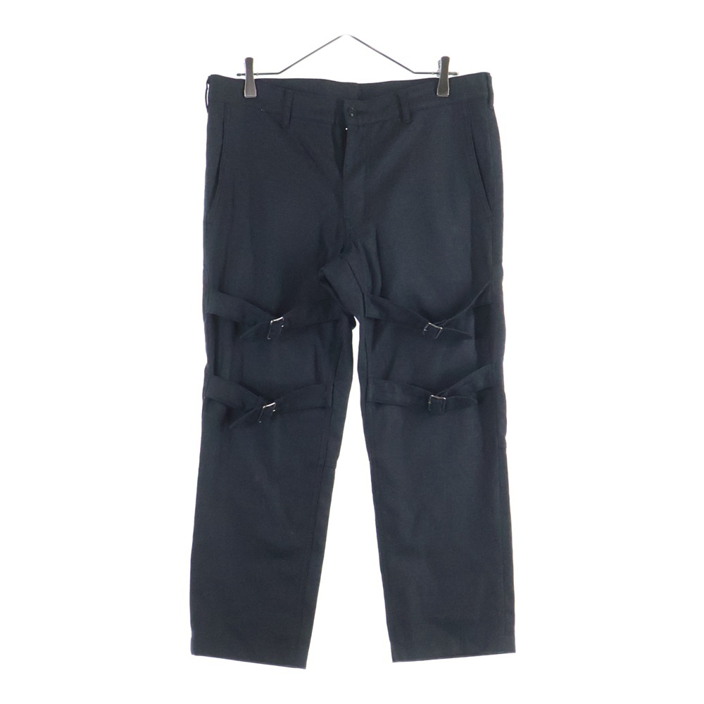 コムデギャルソンオムプリュス 14AW 多重ベルト テーパードパンツ