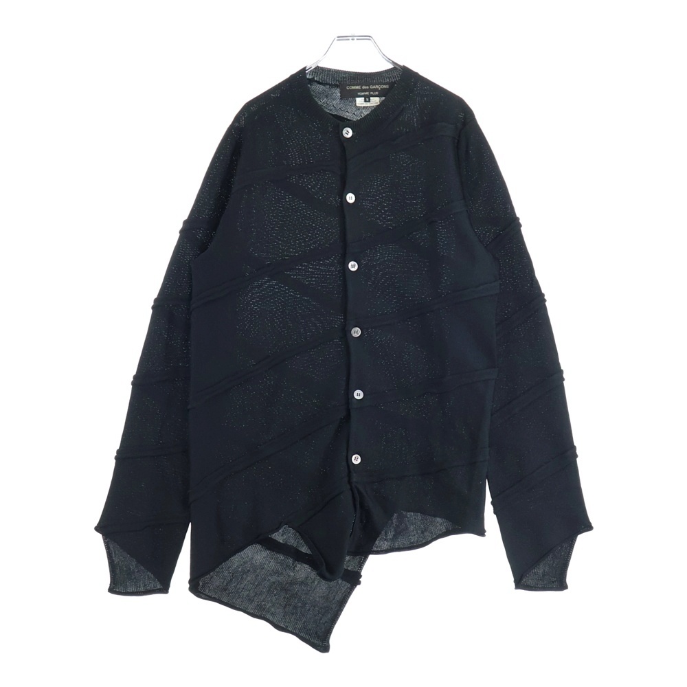 15AW 捻れ 6B カーディガン ブラック PP-N010 Bランク