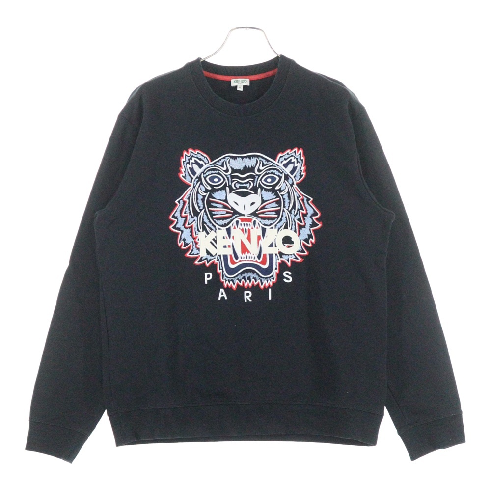 20SS CLASSIC TIGER CREW NECK SWEAT クラシックタイガー クルーネックスウェットトレーナー ブラック FA55SW0014XA Bランク