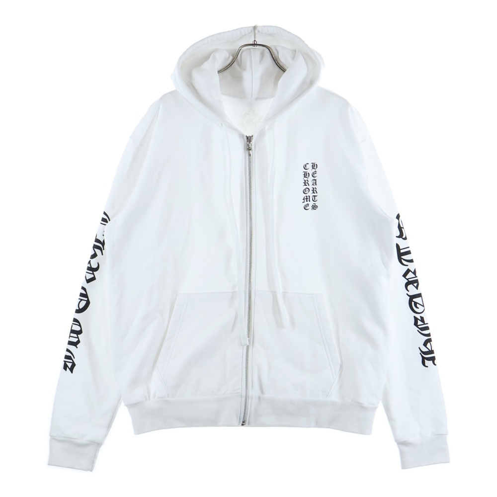 クロムハーツ SWTSHRT HD ZIP アームロゴ ジップアップ パーカー 