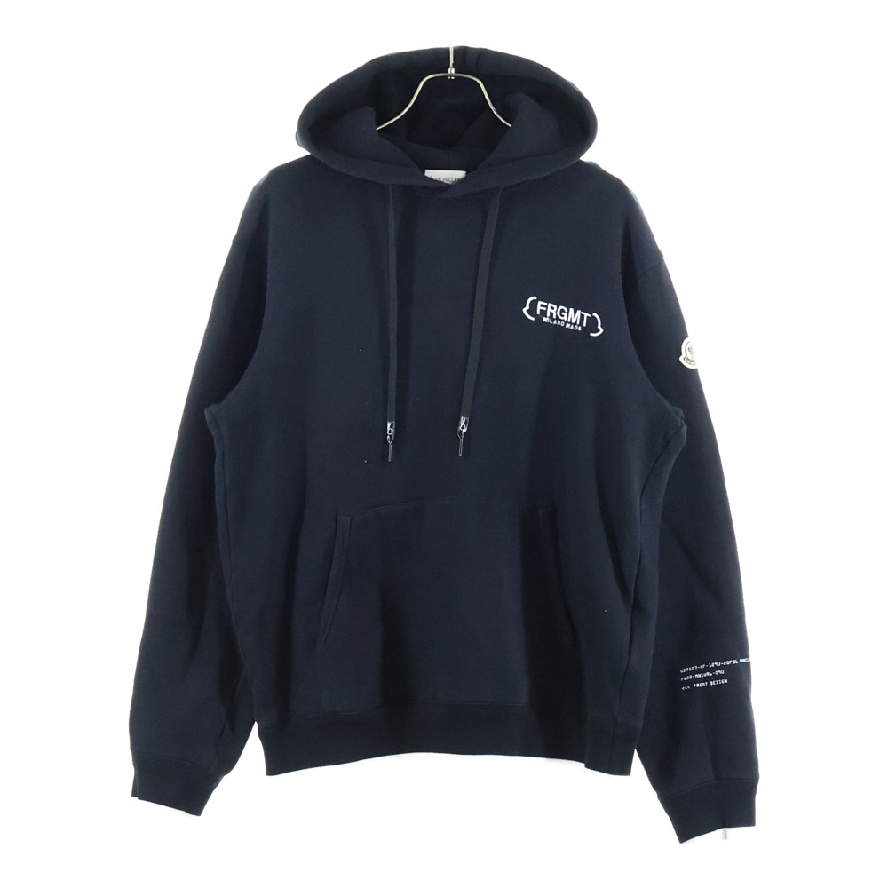 22ss ジーニアス フラグメント 藤原ヒロシ プルオーバーパーカー ブラック H209U8G00002 M2372 Bランク