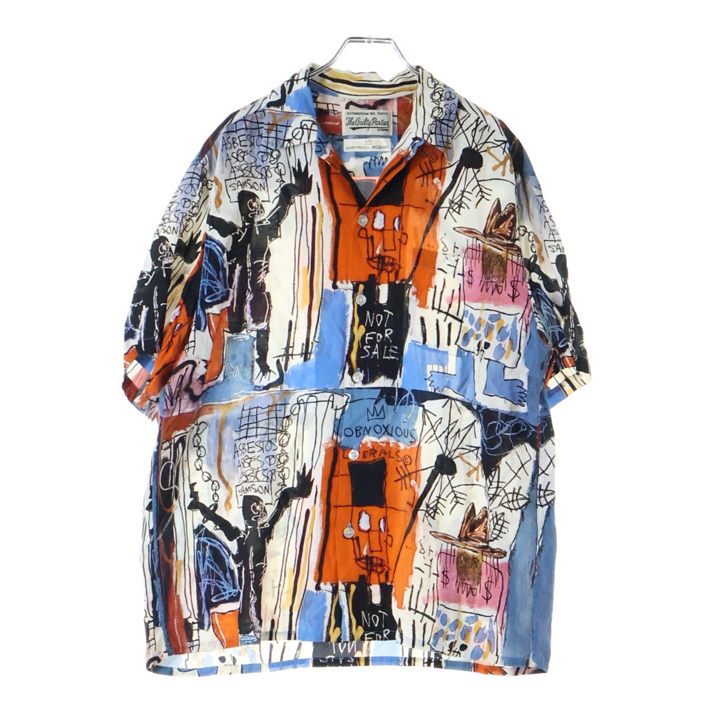 新品未使用ワコマリア　バスキア　オープンシャツM ワコマリア 21SS JEAN-MICHEL BASQUIAT S/S HAWAIIAN SHIRT バスキア