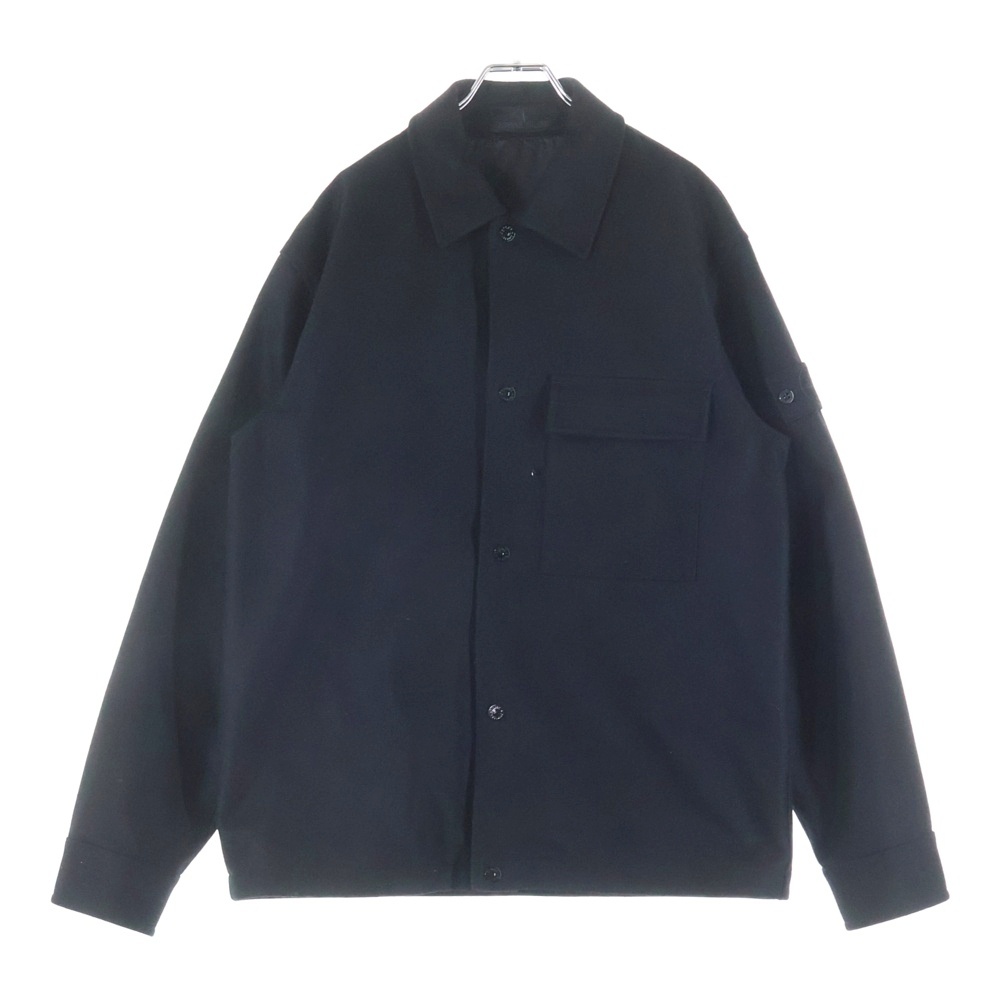 WOOL NYLON FLANNEL ウール ナイロン フランネル長袖シャツ ブラック K2S151200028 S0F24 Aランク