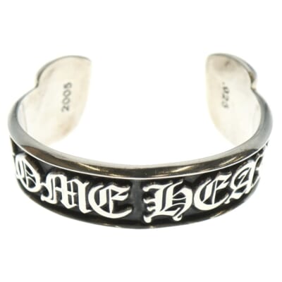 SCROLL LABEL BANGLE スクロールラベルバングル シルバー Bランク
