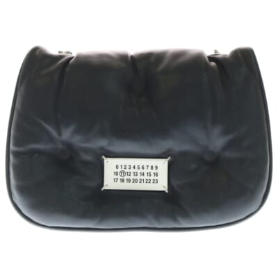 Glam Slam グラムスラム ソフトレザー チェーン ショルダーバッグ ブラック SB3WG0041 Bランク