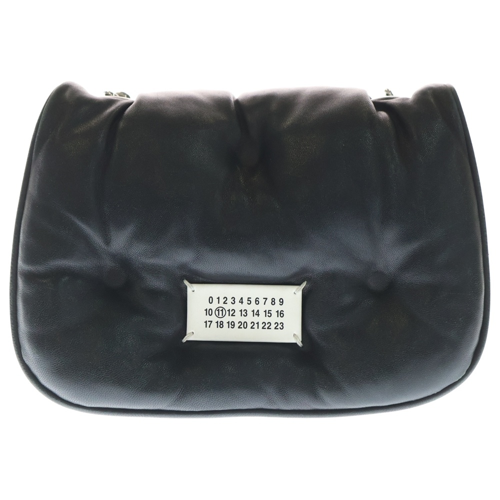 Glam Slam グラムスラム ソフトレザー チェーン ショルダーバッグ ブラック SB3WG0041 Bランク