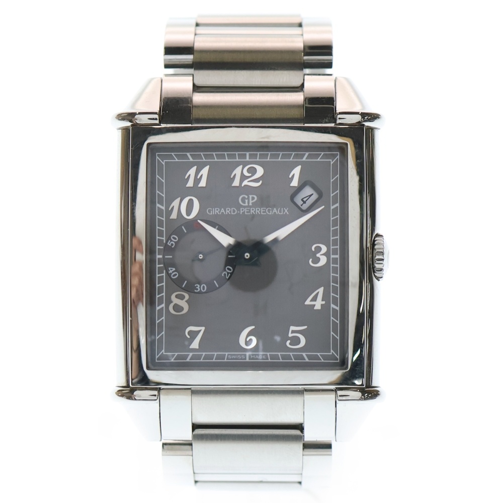 ヴィンテージ1945 グレー文字盤 ステンレス 自動巻き SS/AT 25835 腕時計 メンズ Aランク