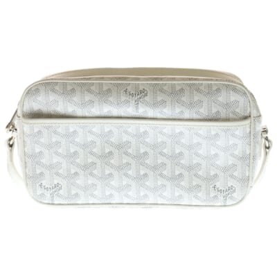 カップヴェールPM ショルダーバッグ ハンドバッグ ホワイト PVCレザー Aランク