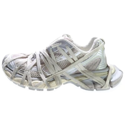 3XL Sneaker EXTREME LACE 778698 ヴィンテージ加工 エクストリームシューレース ローカットスニーカー グレー 42/27.5cm Bランク