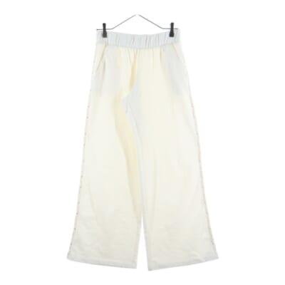 サイドロゴライン スウェット トラック イージーパンツ アイボリー レディース 3SBM13PANH Bランク