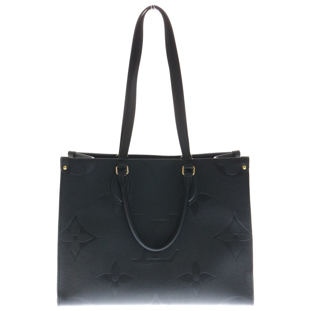 モノグラムアンプラント オンザゴーMM ノワール レザーハンドバッグ トートバッグ ブラック M45595 Bランク