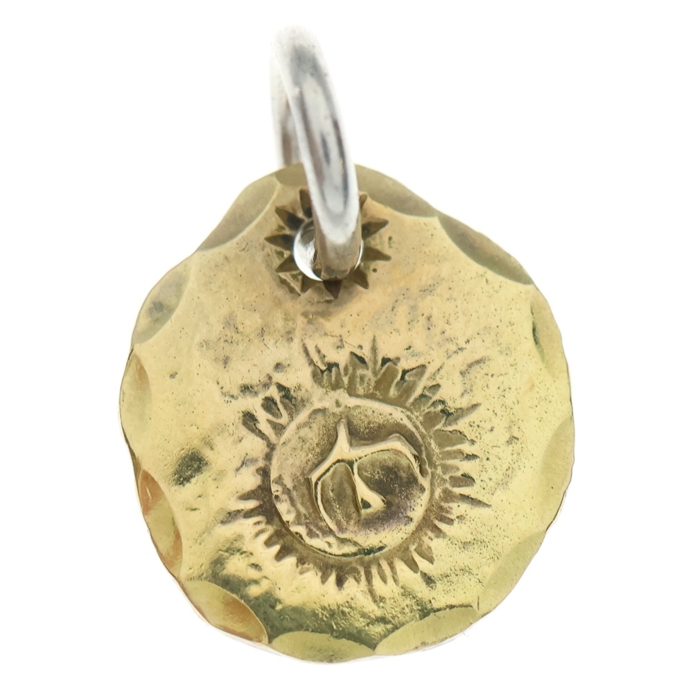 【現行】全金in太陽メタル大 ペンダントトップ ゴールド Bランク