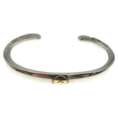 【オールド】顔ブレスS バングル シルバー/ゴールド Bランク