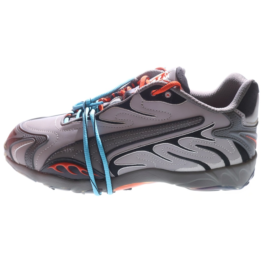 ×A$AP ROCKY INHALE REFLE エイサップ・ロッキー インへイル リフレ ローカットスニーカー 405383-01 グレー US9/27.0cm Sランク