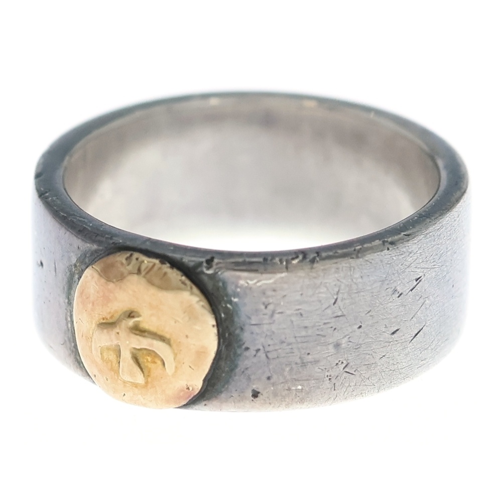 平打ちリング シルバー/ゴールド BGA123 Bランク