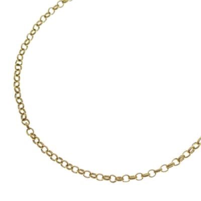 22K NECKCHAIN R18 ロールチェーン18inch ゴールドネックレス Bランク
