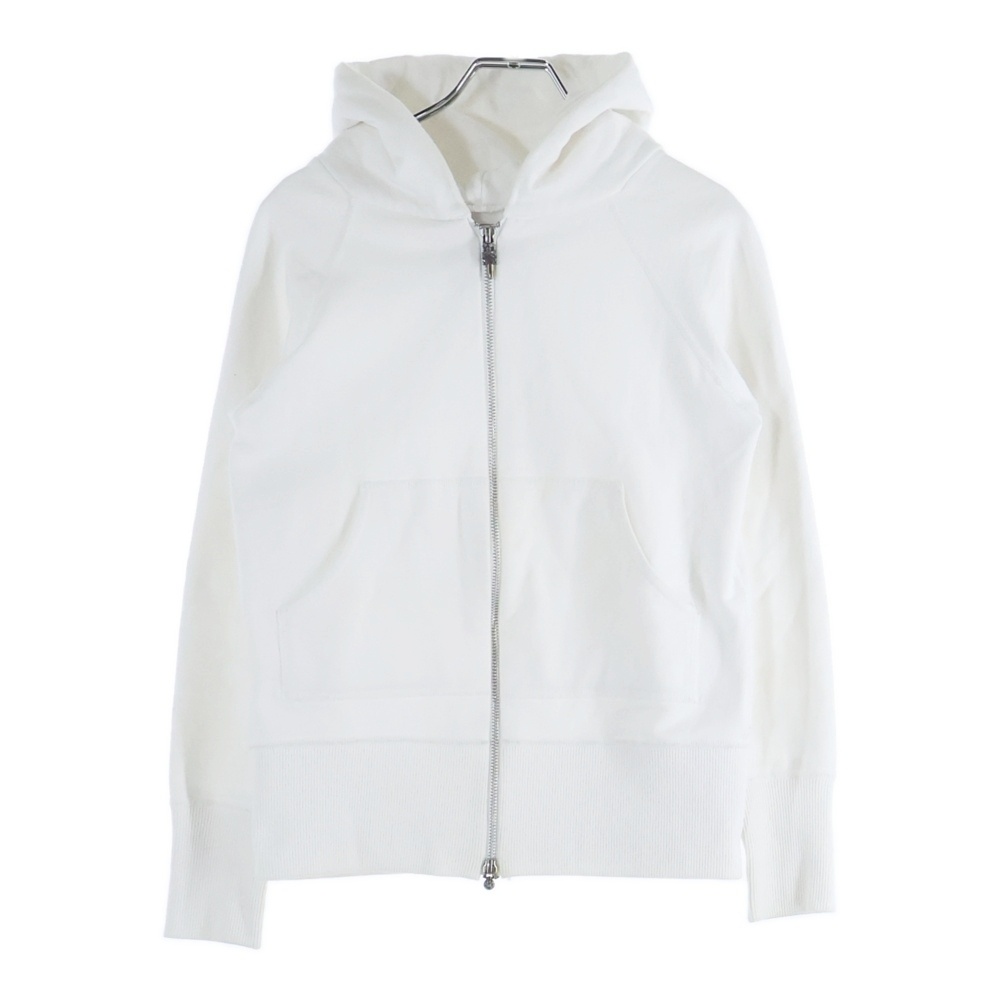 SWTSHRT HD ZIP バッククロスパッチ付き ジップアップパーカー ホワイト レディース Bランク