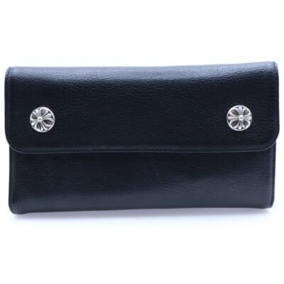 WAVE ウェーブ レザーウォレット 財布 ブラックBCA375 Aランク