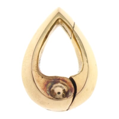 22K PLAIN BALE プレーンベイル ネックレストップ ゴールド Bランク