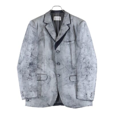 99年 本人期 アーティザナル ペンキ テーラードジャケット グレー Bランク