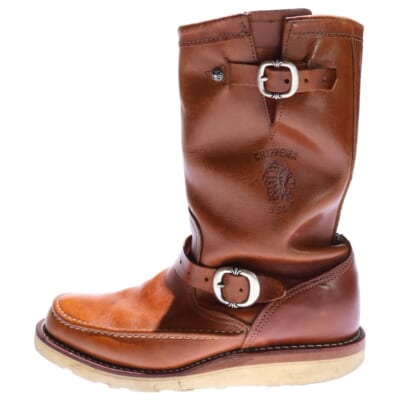 ×CHIPPEWA チペワコラボ ガンスリンガー レザー エンジニアブーツ ブラウン Bランク