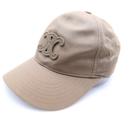 トリオンフ ベースボールキャップ 帽子 ブラウンベージュ Bランク
