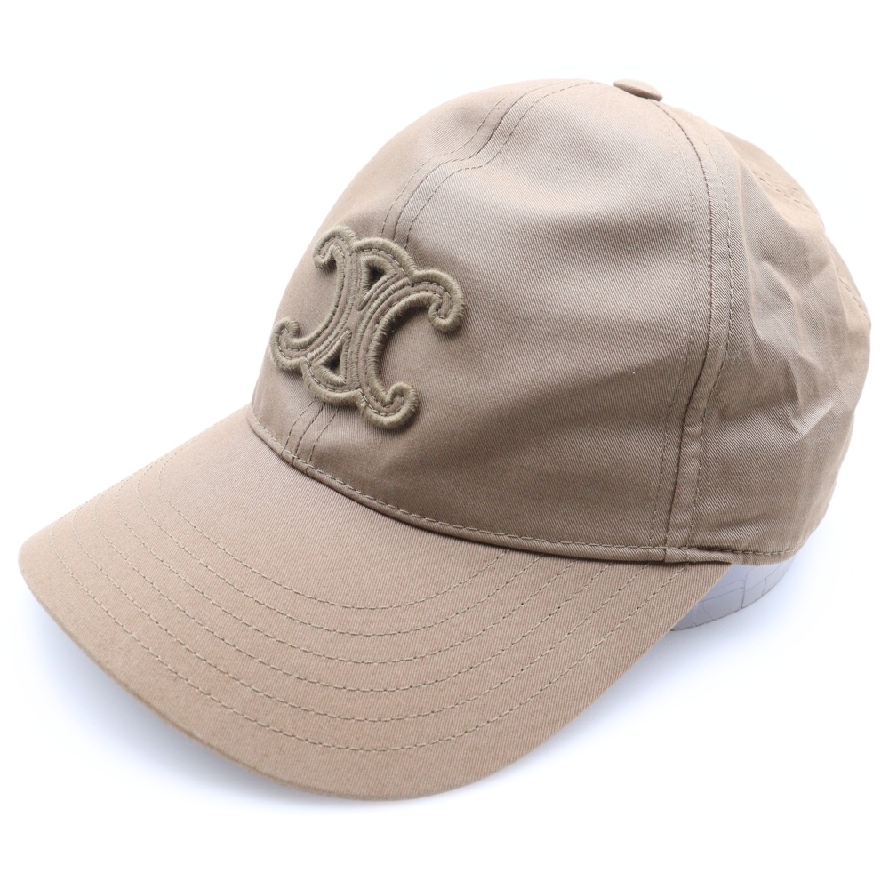 セリーヌ　トリオンフベースボールキャップ　ベージュ セリーヌ トリオンフ ベースボールキャップ ベージュ Mサイズ 買取実績