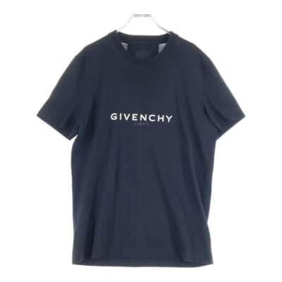 ロゴプリント クルーネック 半袖Tシャツ カットソー ブラック BM716532Y6B Bランク