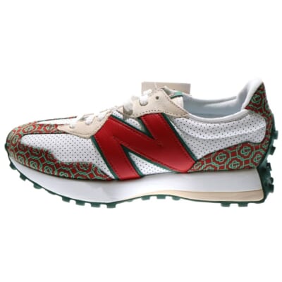 ×CASABLANCA MS327CAA RED MONOGRAM カサブランカ レッドモノグラム ローカットスニーカー マルチ US9.5/27.5cm Sランク