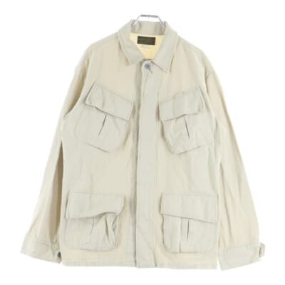 23SS × Ron Herman Cotton Linen Jacket ロンハーマン コットン リネンシャツ ジャケット アイボリー Bランク