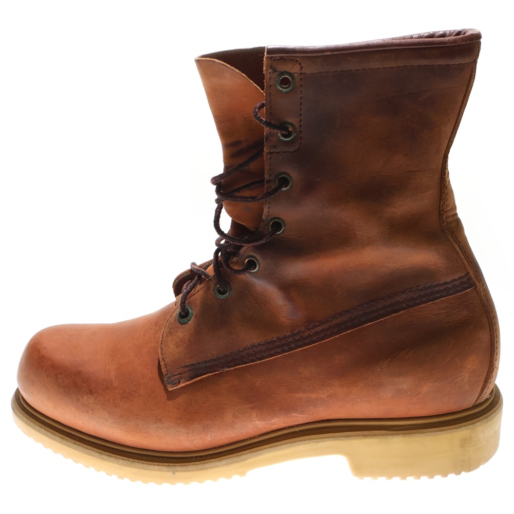 90S VINTAGE 815 IRISH SETTER ヴィンテージ アイリッシュセッター 半円犬タグ オイル レザー ハイカットレースアップブーツ ブラウン Bランク