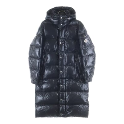 19AW HANOVERIAN ハノーヴェリアン アームロゴパッチ ダウンコート ブラック E20914236105 C0081 Bランク