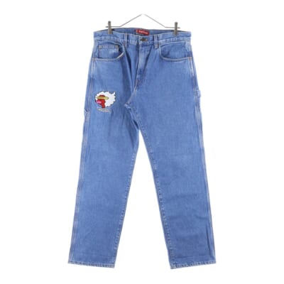 17AW Gonz Ramm Washed Denim Painter Pant ゴンズラム ウォッシュド デニム ペインターパンツ インディゴ Bランク