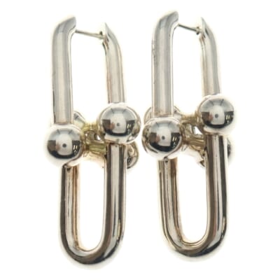 HardWear ハードウェア エクストララージ リンク ピアス シルバー Bランク