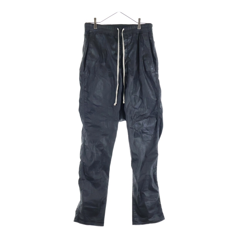 19SS ドローストリング コーティング サルエルパンツ ブラック DU19S4374-S Bランク