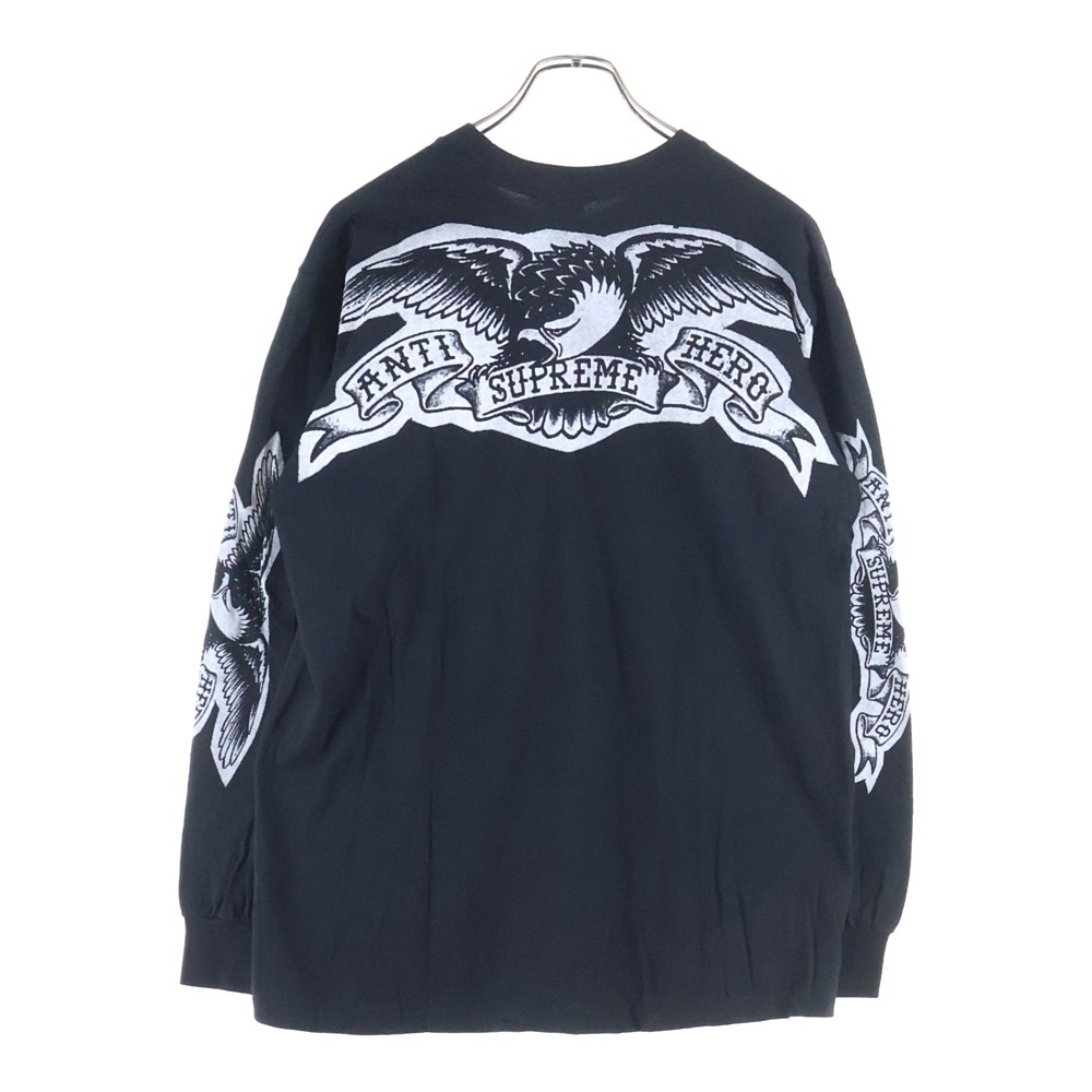 シュプリーム 25AW ×ANTIHERO Eagle L/S Tee アンタイヒーロー