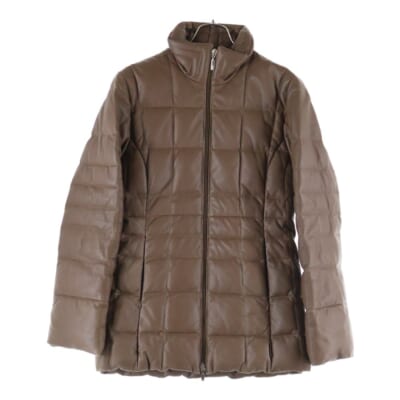 モンクレール　ブラウン　ダウンジャケット ダブルボタン Moncler Verone リバーシブル ダウンジャケット | ブラウン | FARFETCH JP