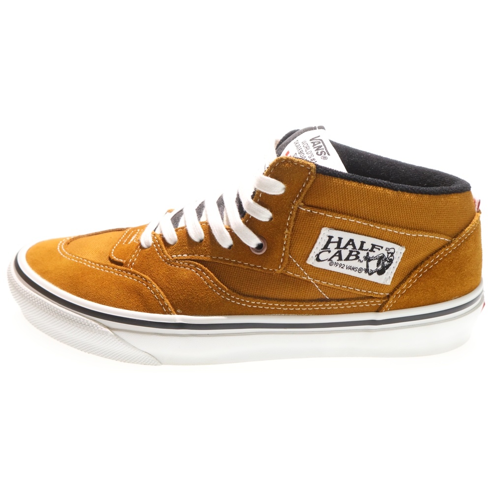 ×Andrew Reynolds SKATE HALF CAB 92 アンドリューレイノルズ スケート ハーフキャブ92 ミッドカットスニ-カー ブラウン US9/27cm VN0A5KYA9CS Bランク