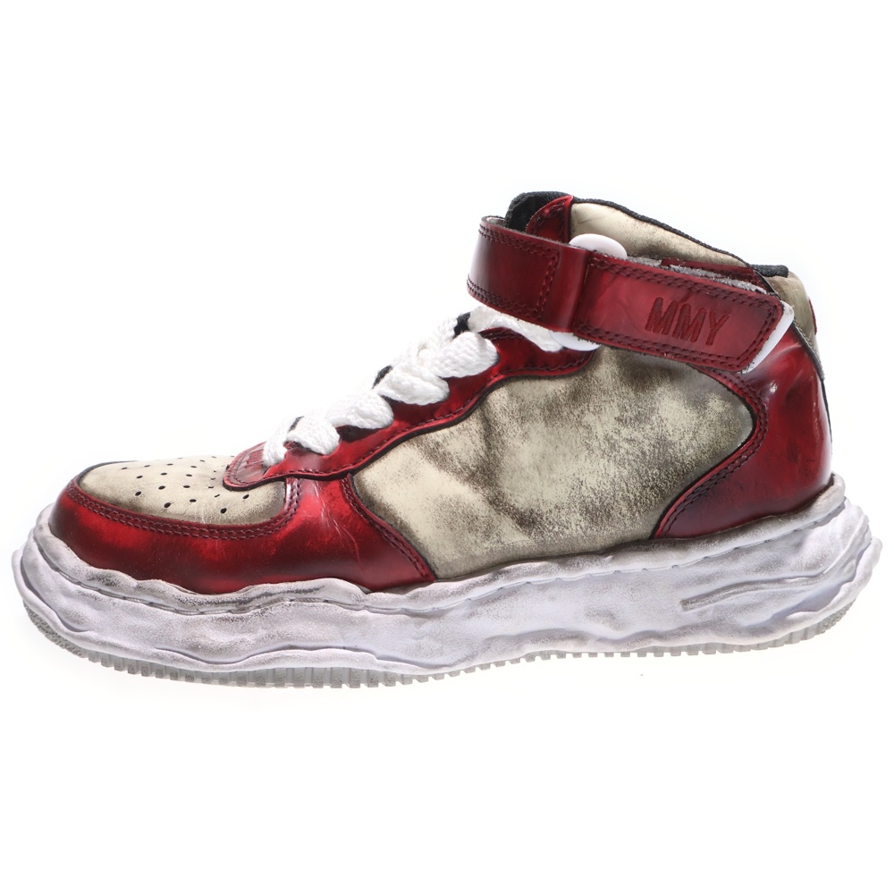 17AW SOLE BRUSHED PATENT LEATHER HIGHTOP SNEAKER ソール ブラッシュド パテントレザー ハイカットスニーカー A09FW710 Cランク