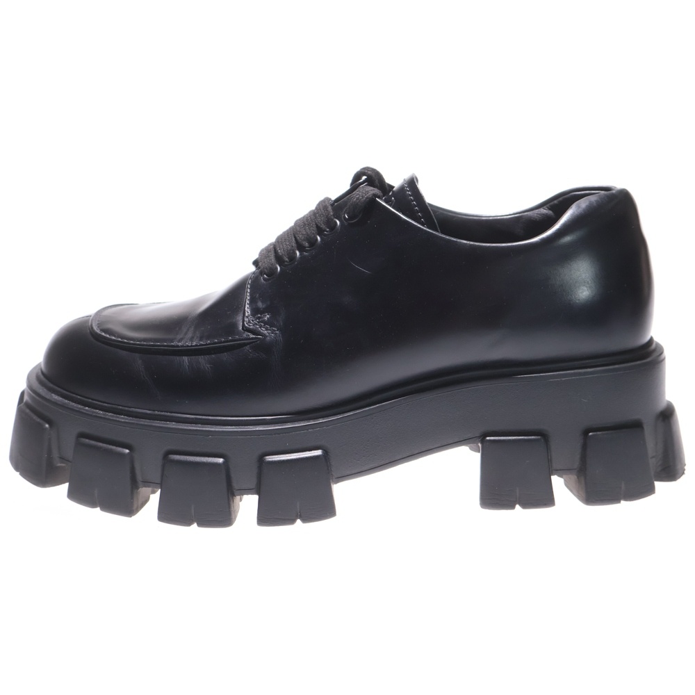 MONOLITH BRUSHED LEATHER モノリス ブラッシュドレザーシューズ ローファー ブラック 2EE356 Bランク