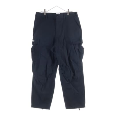 23SS MILT9601/TROUSERS/NYCO.RIPSTOP リップストップ ミル カーゴパンツ トラウザー ブラック 231WVDT-PTM09 Bランク