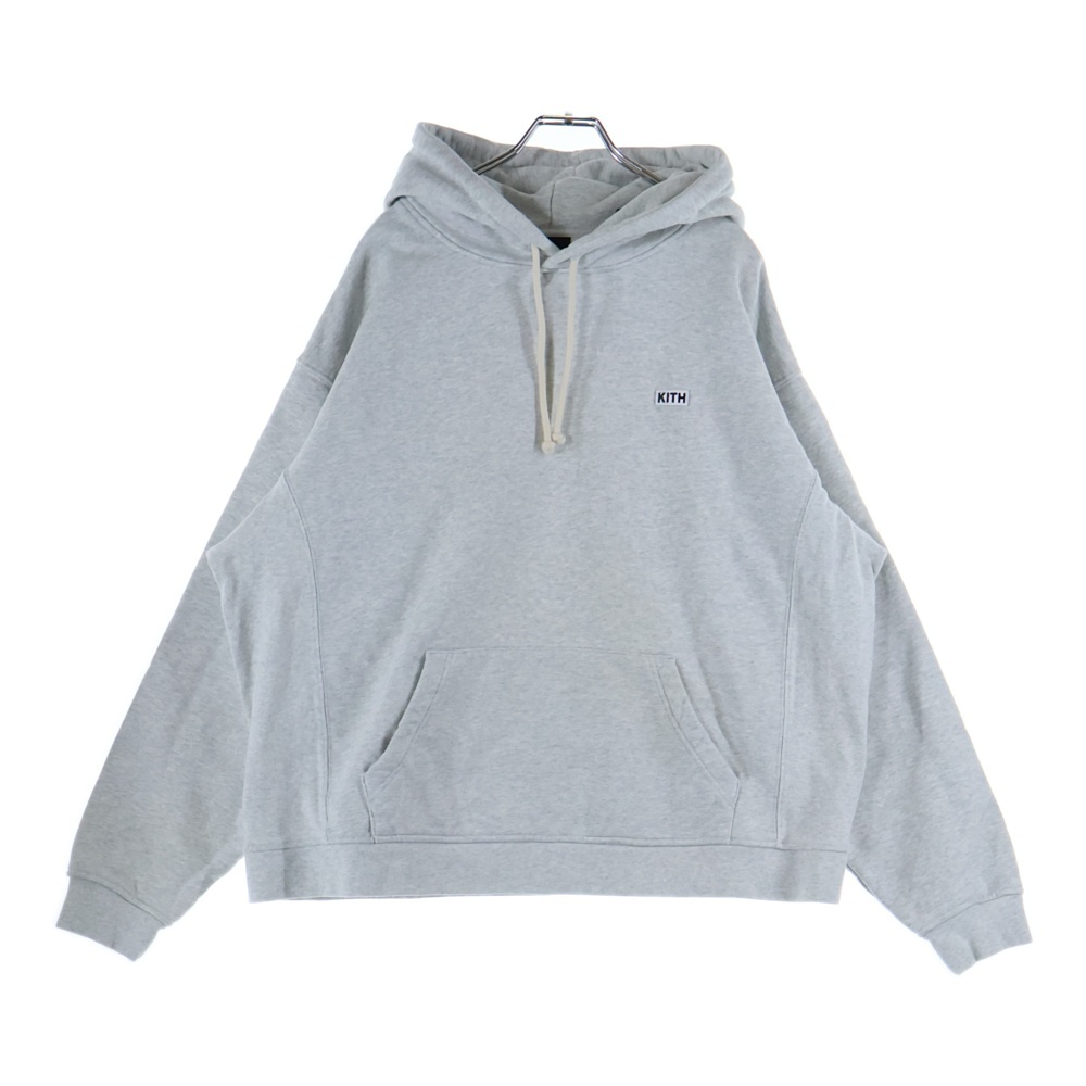 WILLIAMS III HOODIE ウィリアム 胸エンブロイダリーデザイン フーデッド スウェット パーカー グレー 20-070-060-0095-3-0 Bランク