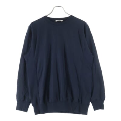 23SS ELASTIC HIGH GAUGE SWEAT エラスティック ハイ ゲージ クルーネックスウェットトレーナー ブラック A23SP01NU Bランク