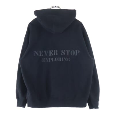 WAYNE HOODIE ウェイン フロント刺繍 プルオーバースウェットパーカー フーディー ブラック NM5PQ55A Bランク