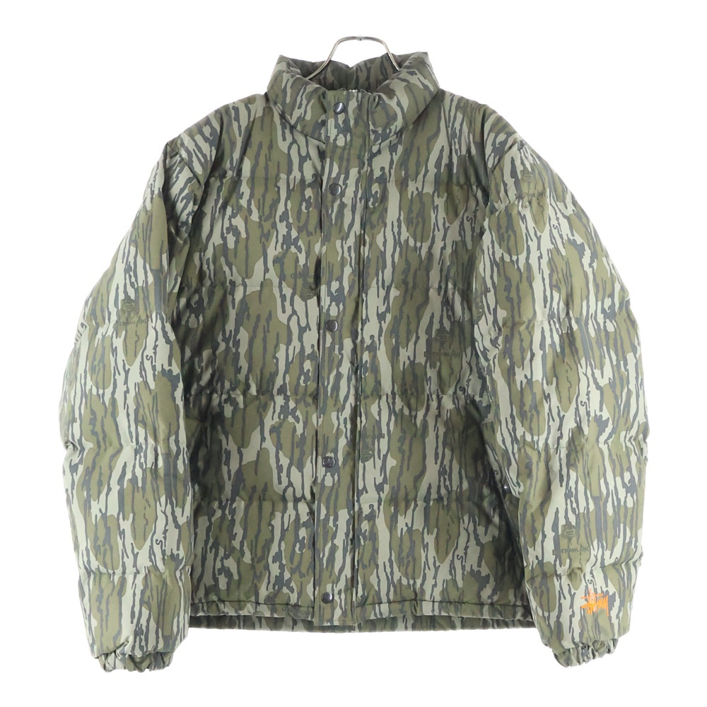 Mossy Oak Down Puffer カモ柄ダウンジャケット カーキ Aランク