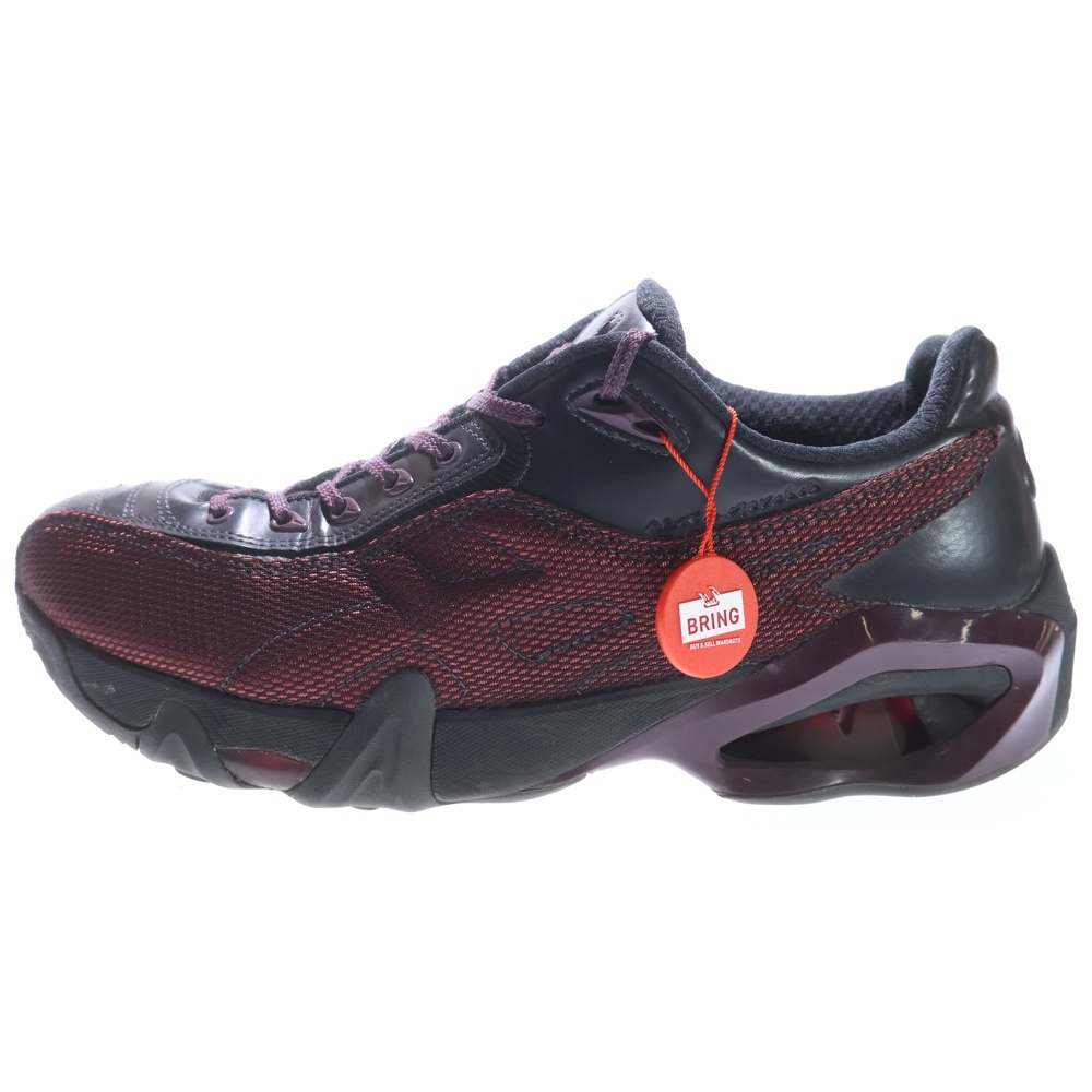 × キココスタディノフ ノヴァリス ゲルテレモア オブシディアン ローカットスニーカー ブラック/レッド US9.5/27.5cm 1203A501 Bランク