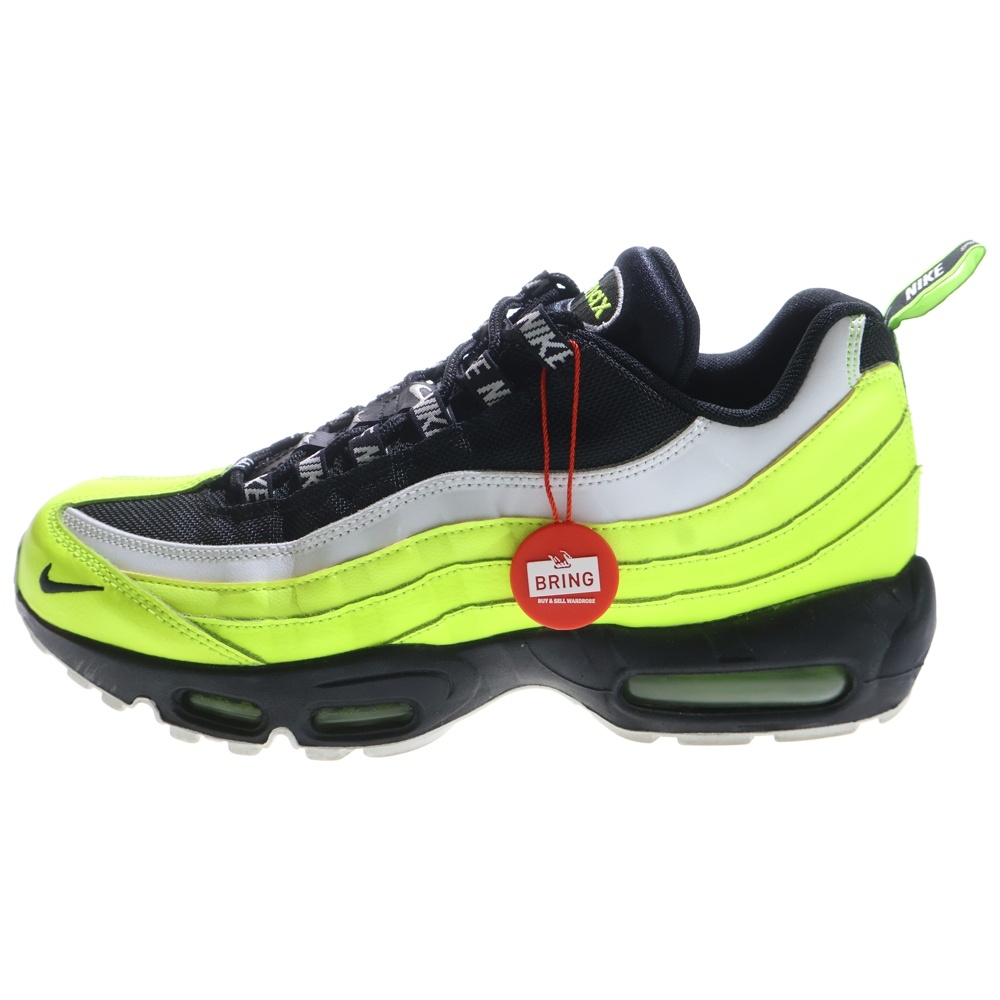AIR MAX 95 REVERSE VOLT エアマックス95 リバースボルト ローカットスニーカー ブラック/イエロー US9.5/27.5cm 538416-701 Bランク